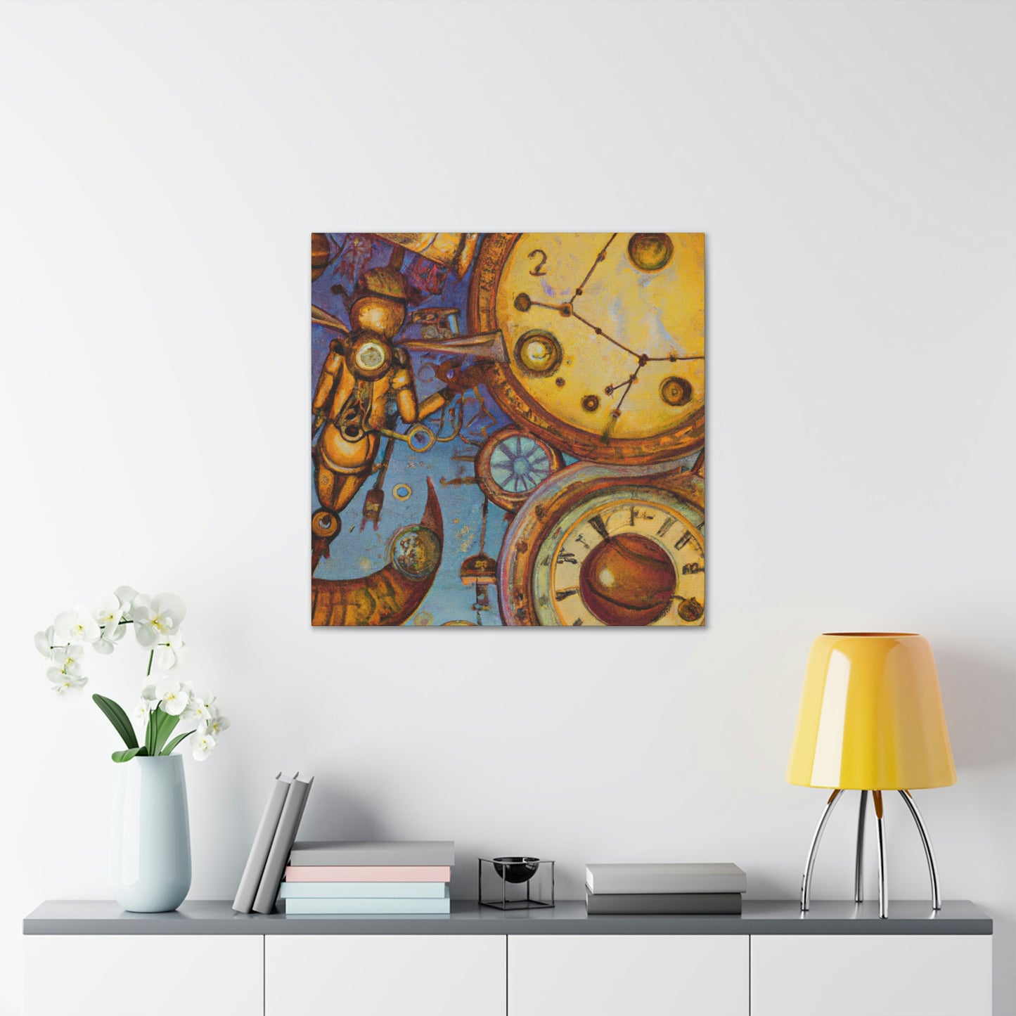 "Eternal Mercurial Clockwork" - Canvas