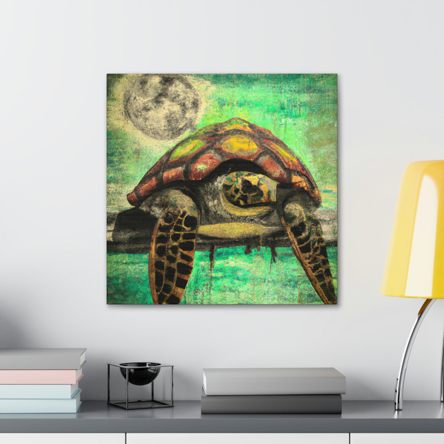 Steampunk Sea Turtle Voyage - Canvas