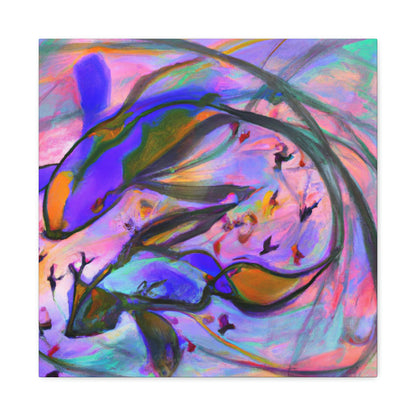 Guppy Abstract Reflection - Canvas