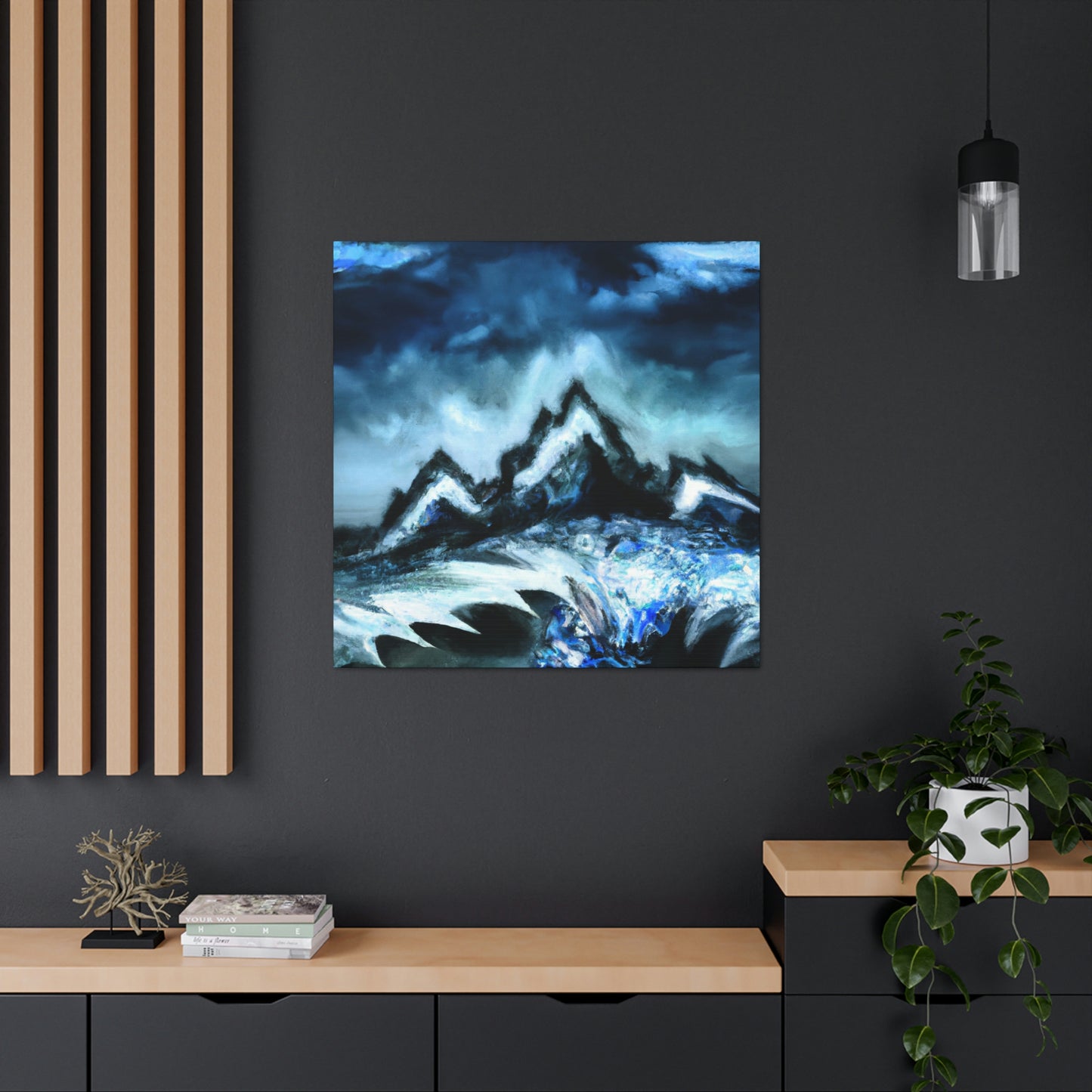 "Snowy Mountain Majesty" - Canvas