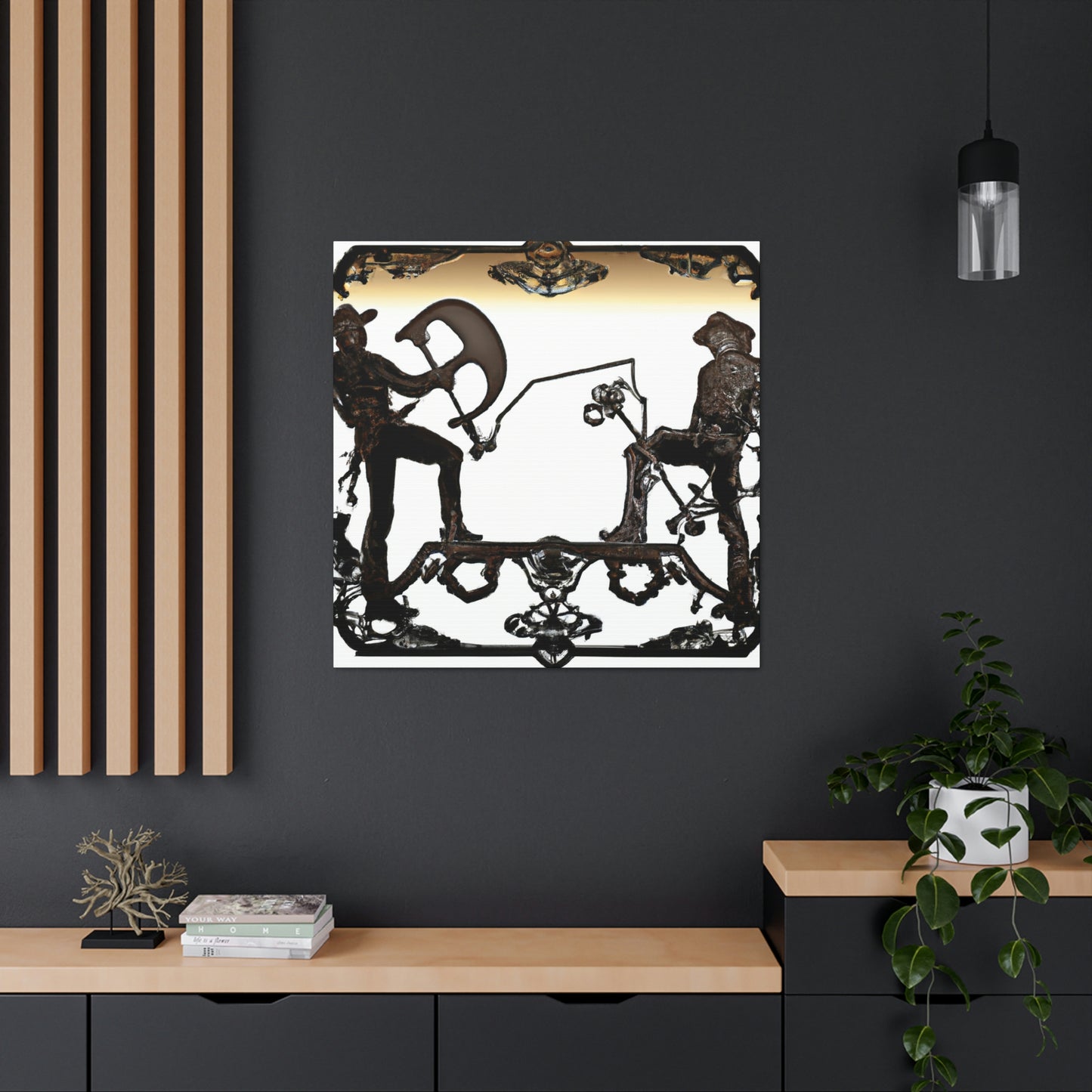 Branding Iron - Baroque - Canvas