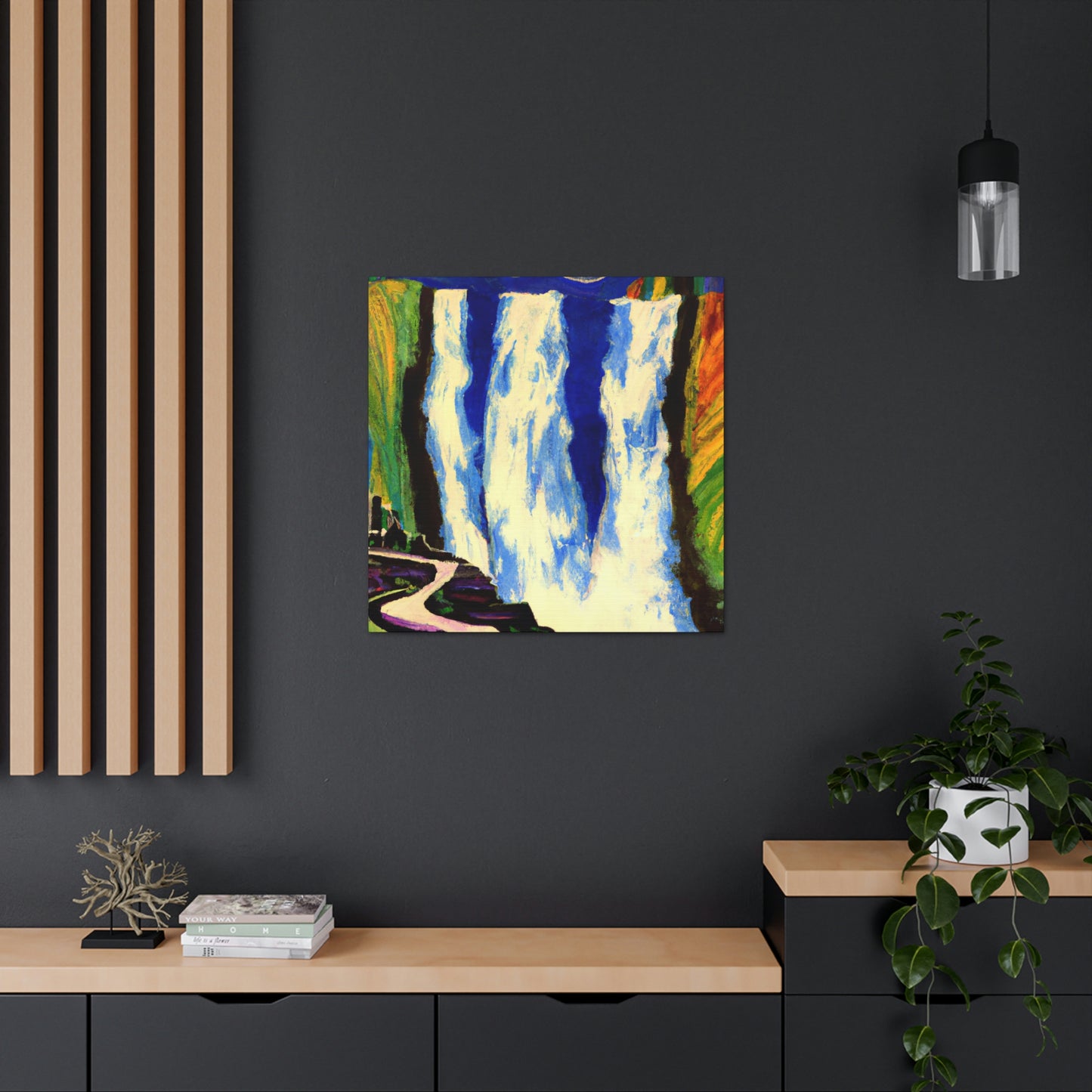 Thundering Water Plunge - Canvas