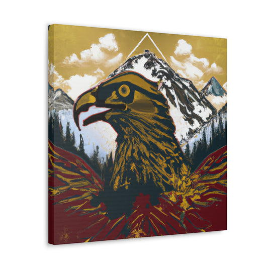 Eagle in Streamlines - Canvas