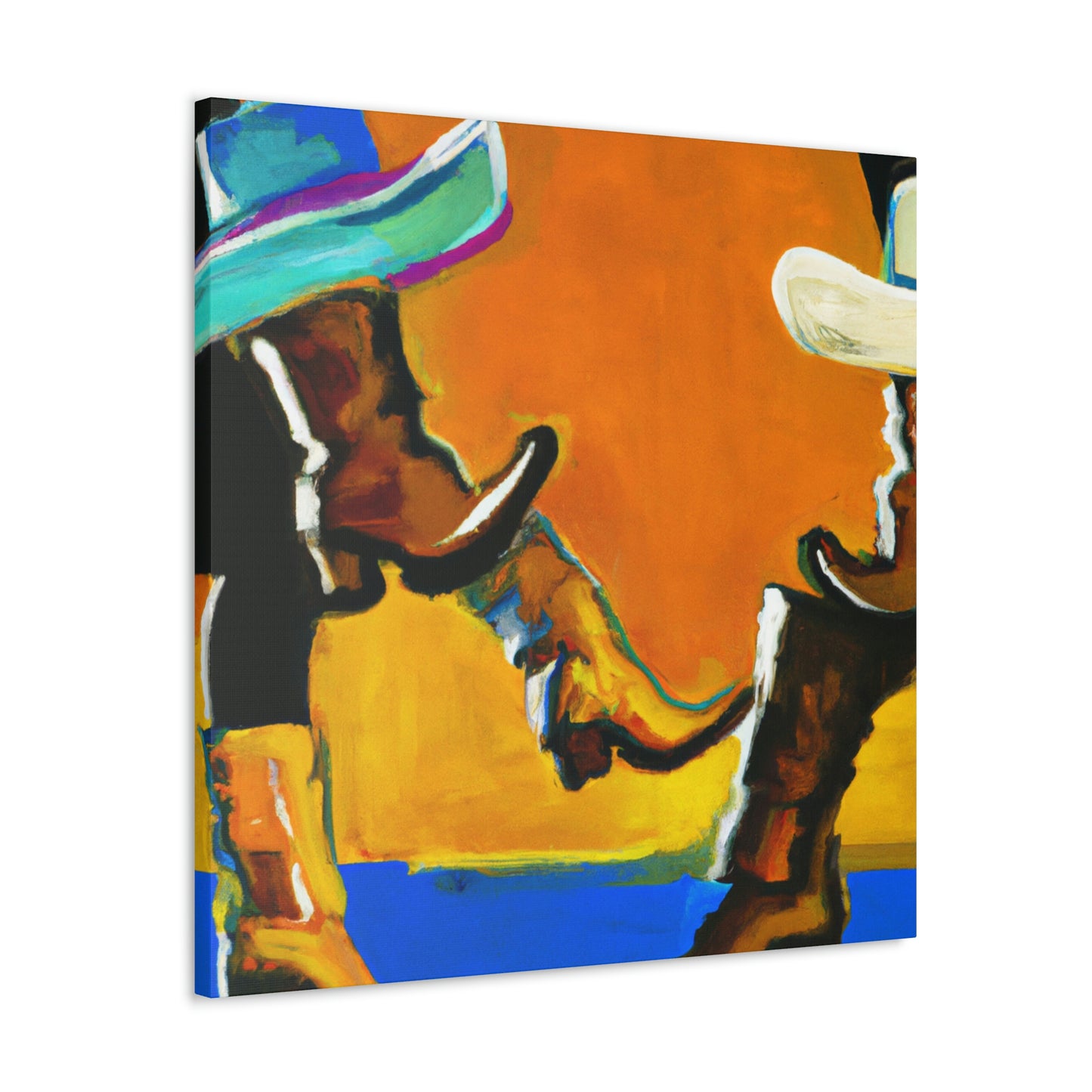 "Boots of Post-Impressionism" - Canvas