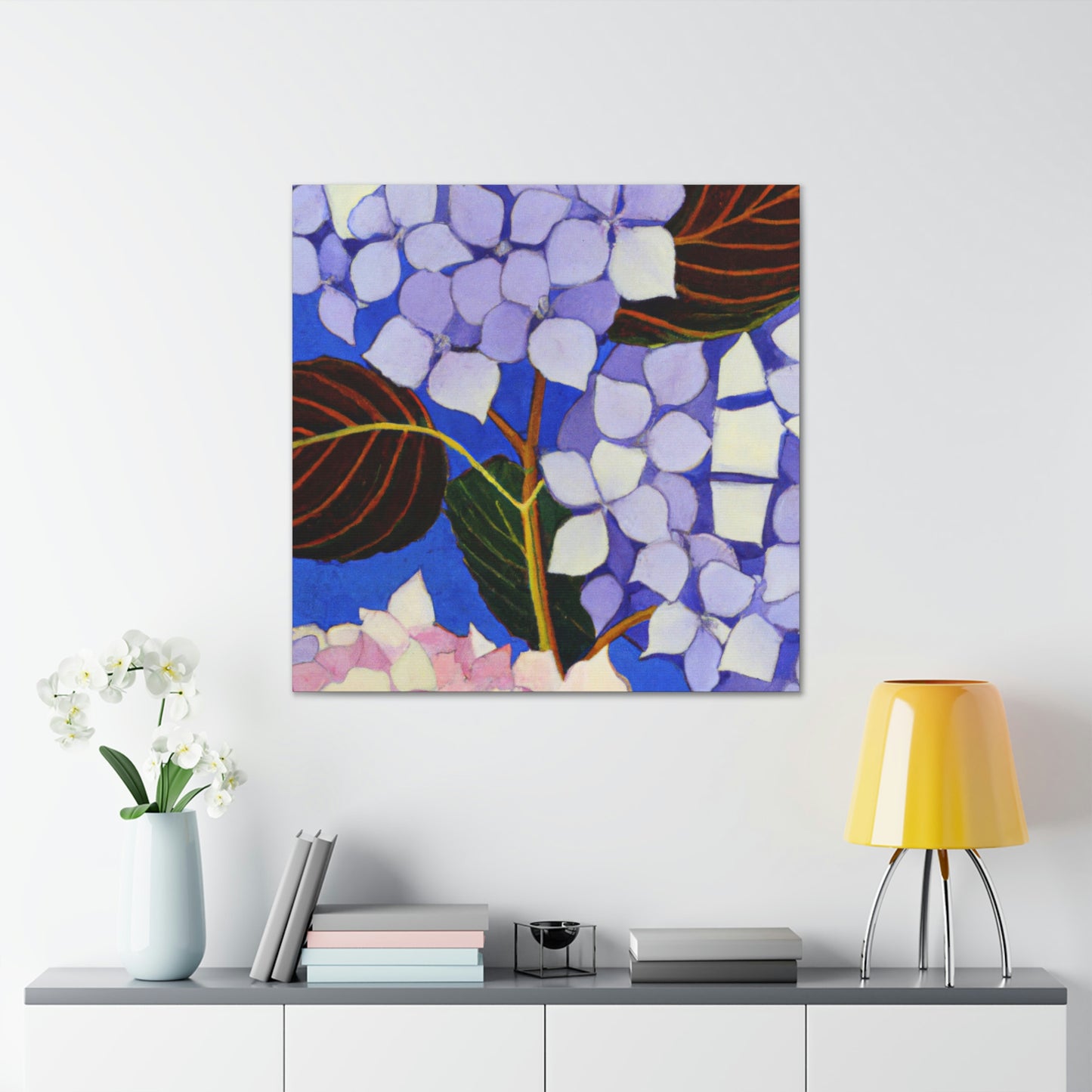 "Hydrangea in Sunrise" - Canvas