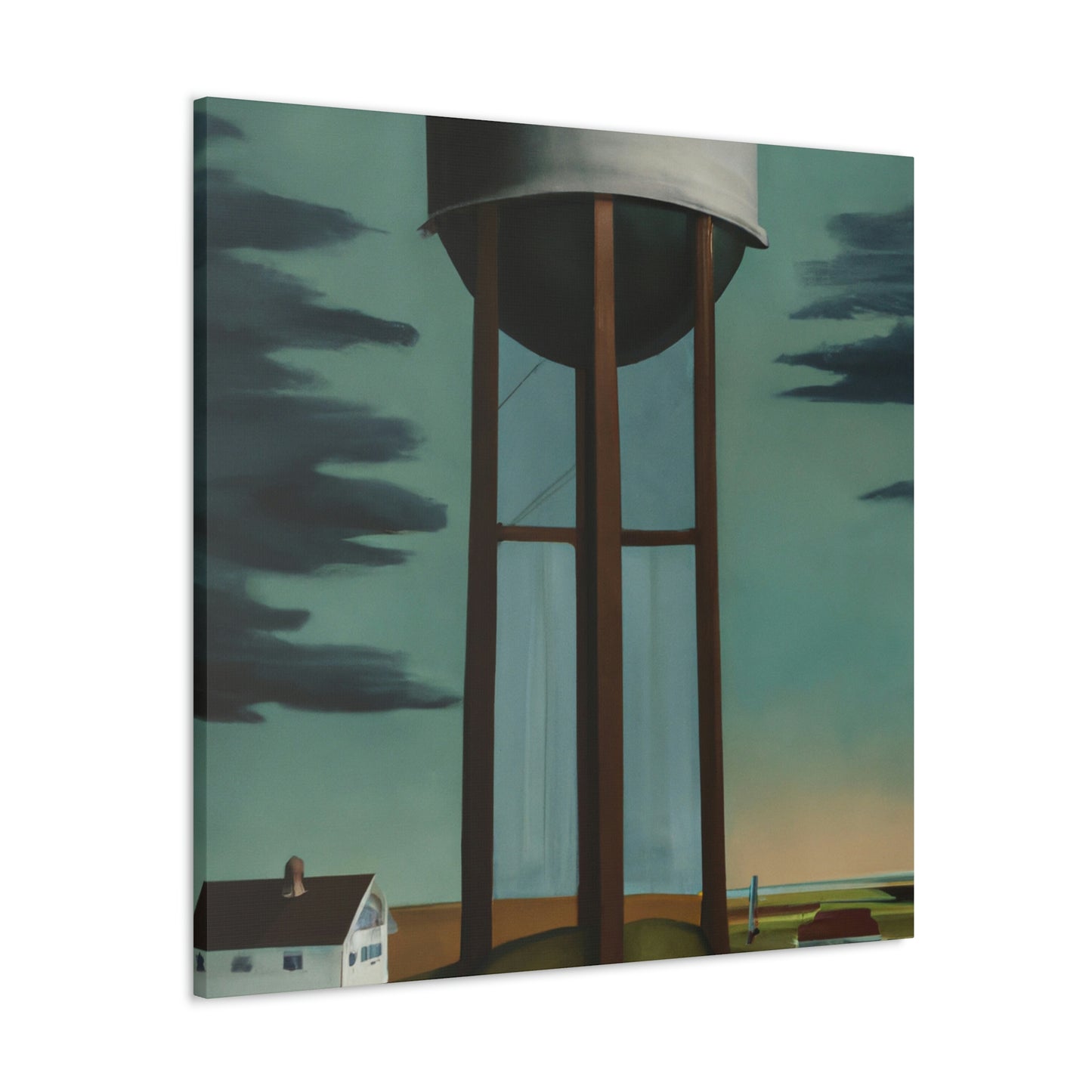 "Towering Water Surrealism" - Canvas