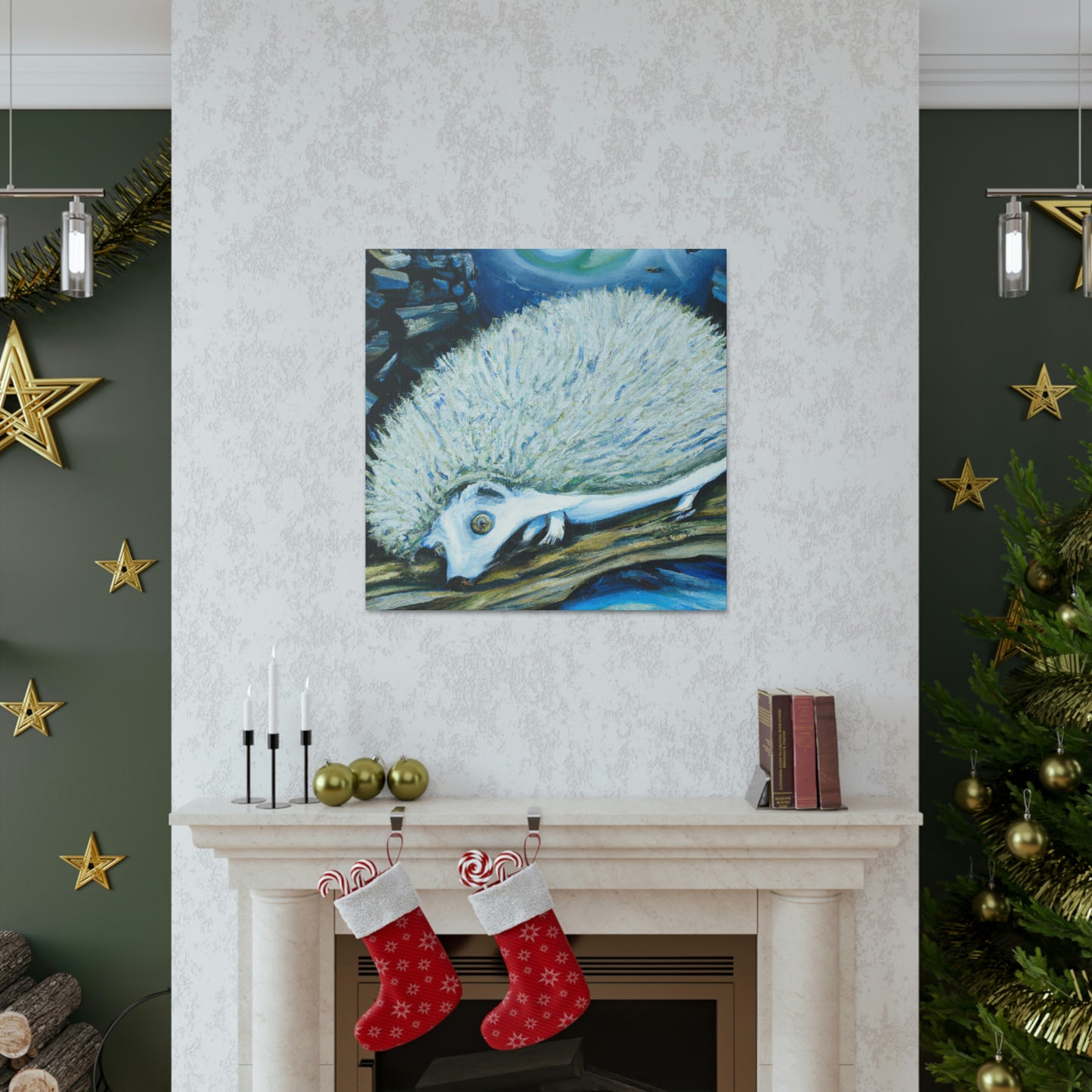 Hedgehog in Dreamland - Canvas