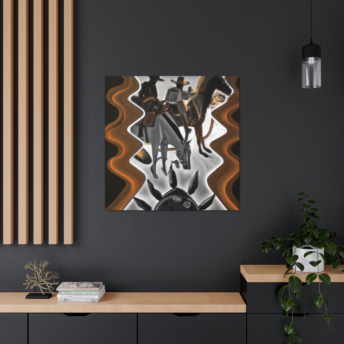 "Rodeo in the Roaring Twenties" - Canvas