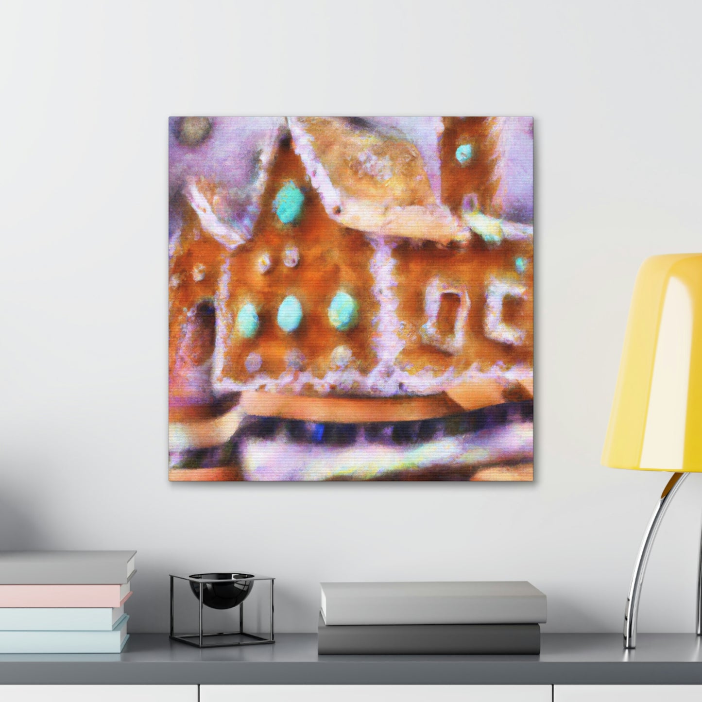 Gingerbread House Dream - Canvas