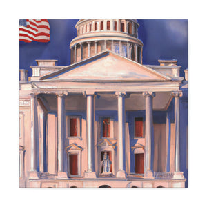 The White House Icon - Canvas