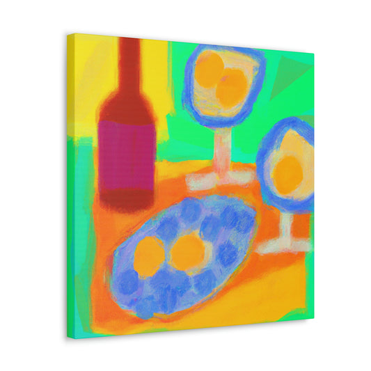 "Eggs in Fauvist Hues" - Canvas