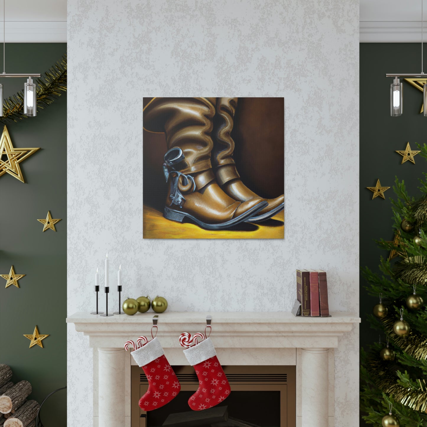 "Boot's Heeled Journey" - Canvas