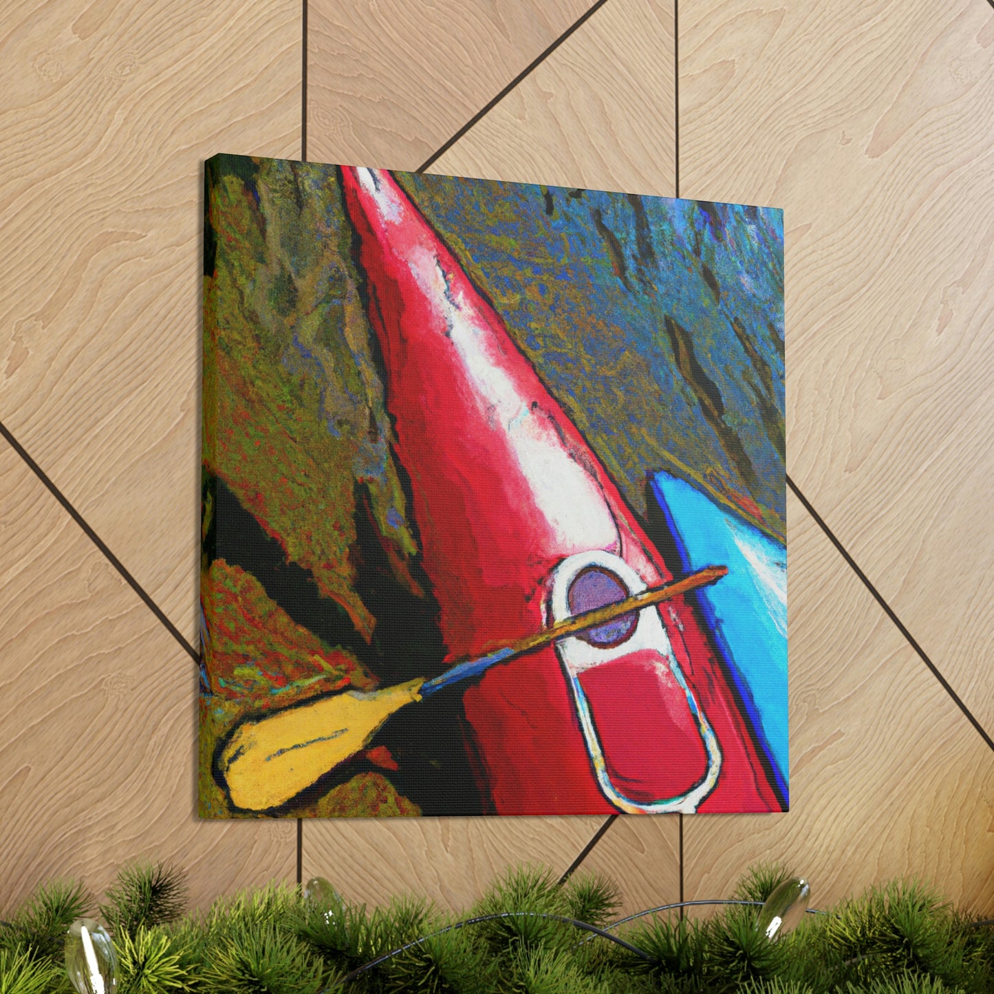 Kayak in Deco Style - Canvas