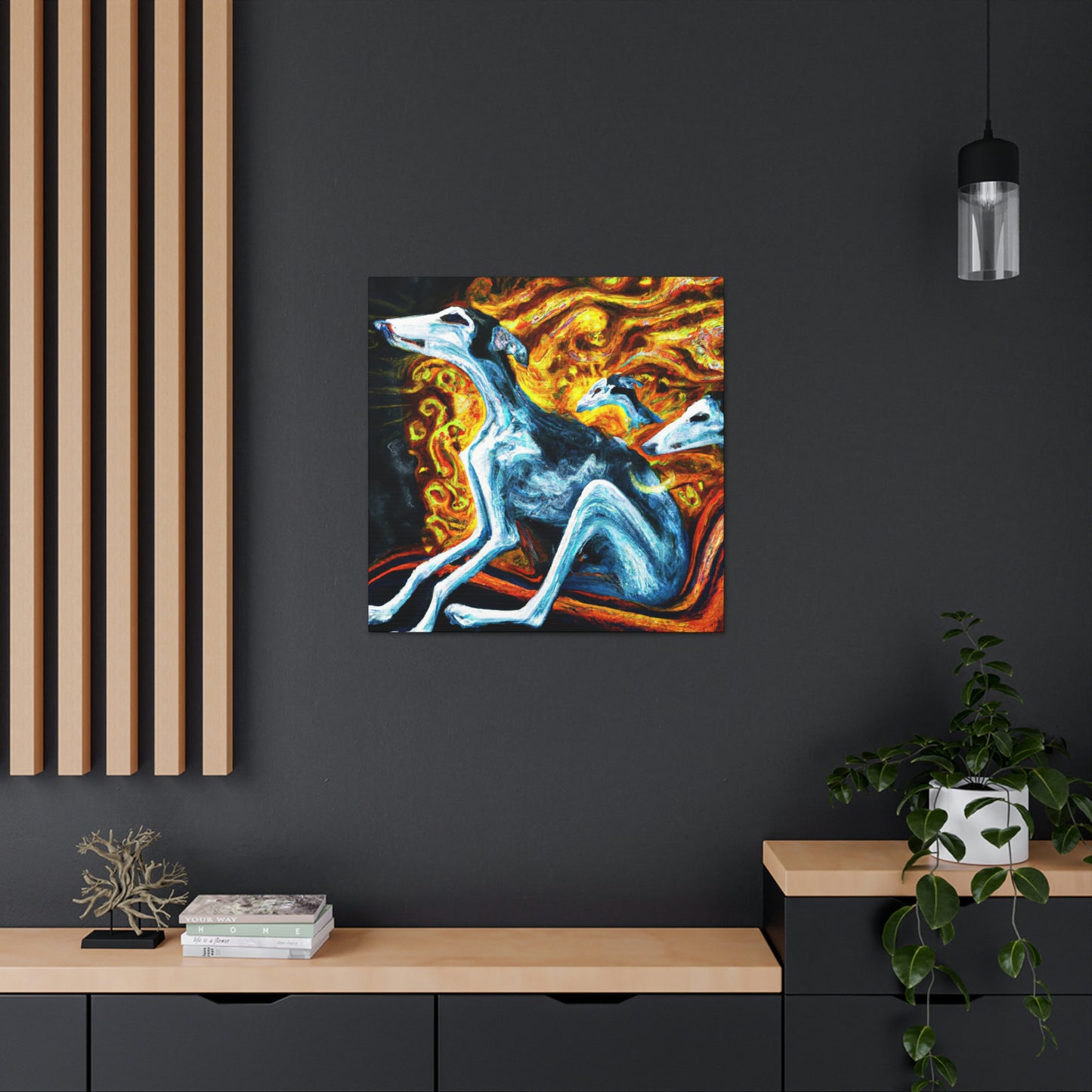 Greyhound of Mirages - Canvas