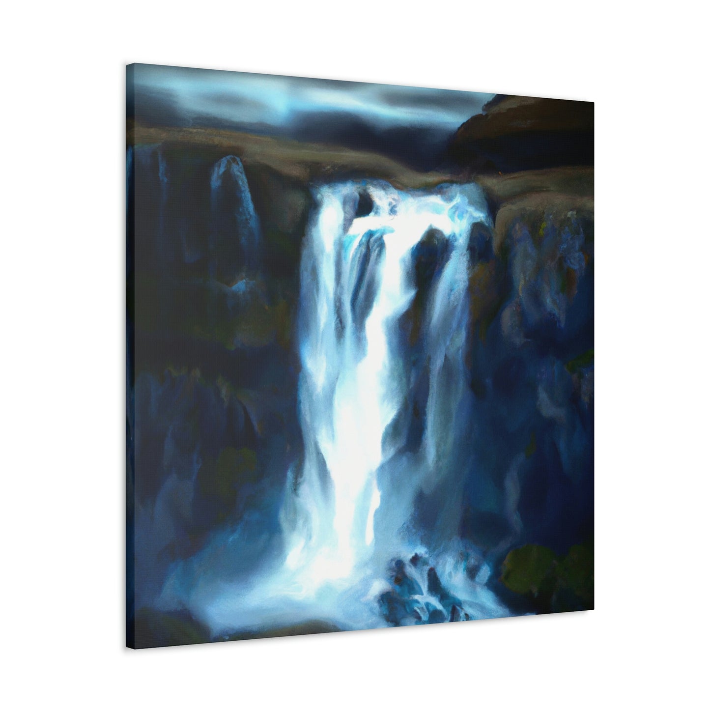 "Falling Water's Majesty" - Canvas