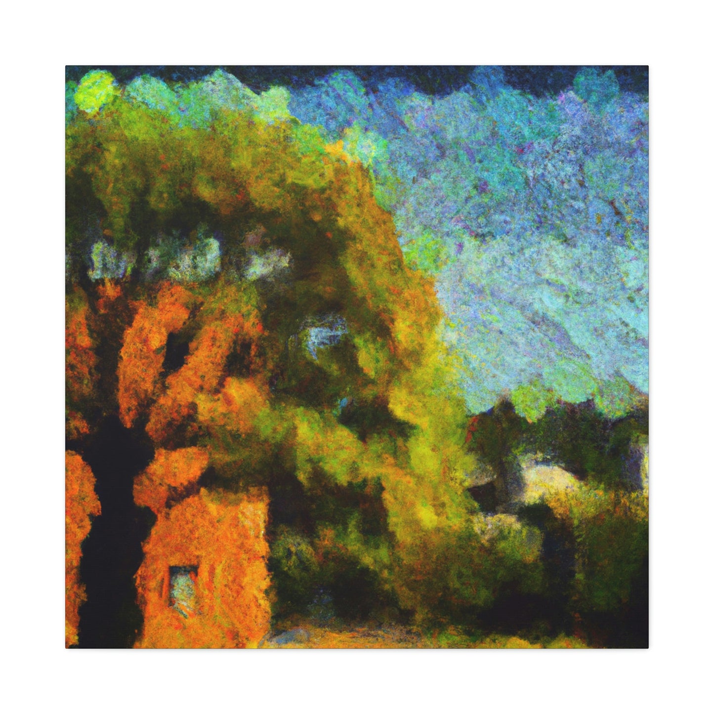 Oak Tree Splendor. - Canvas