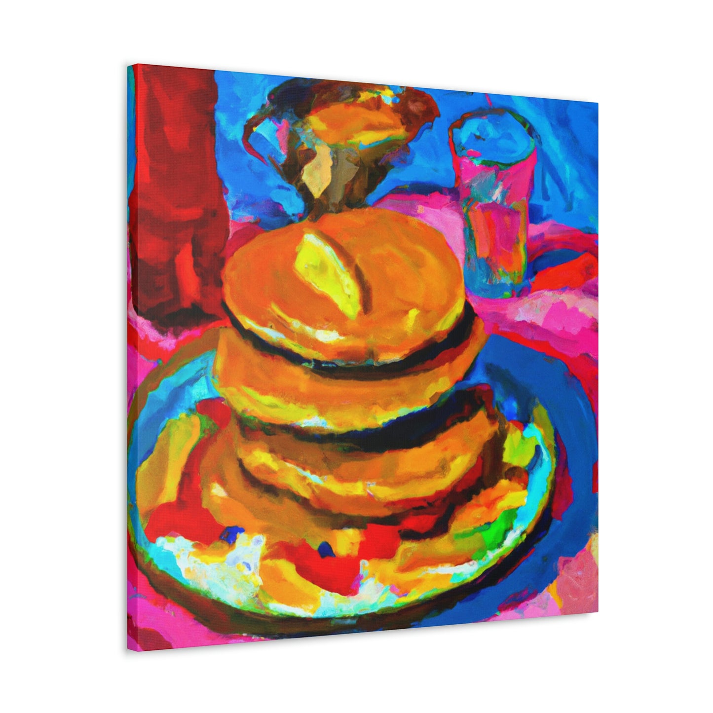 Pancakes in Fauvism - Canvas