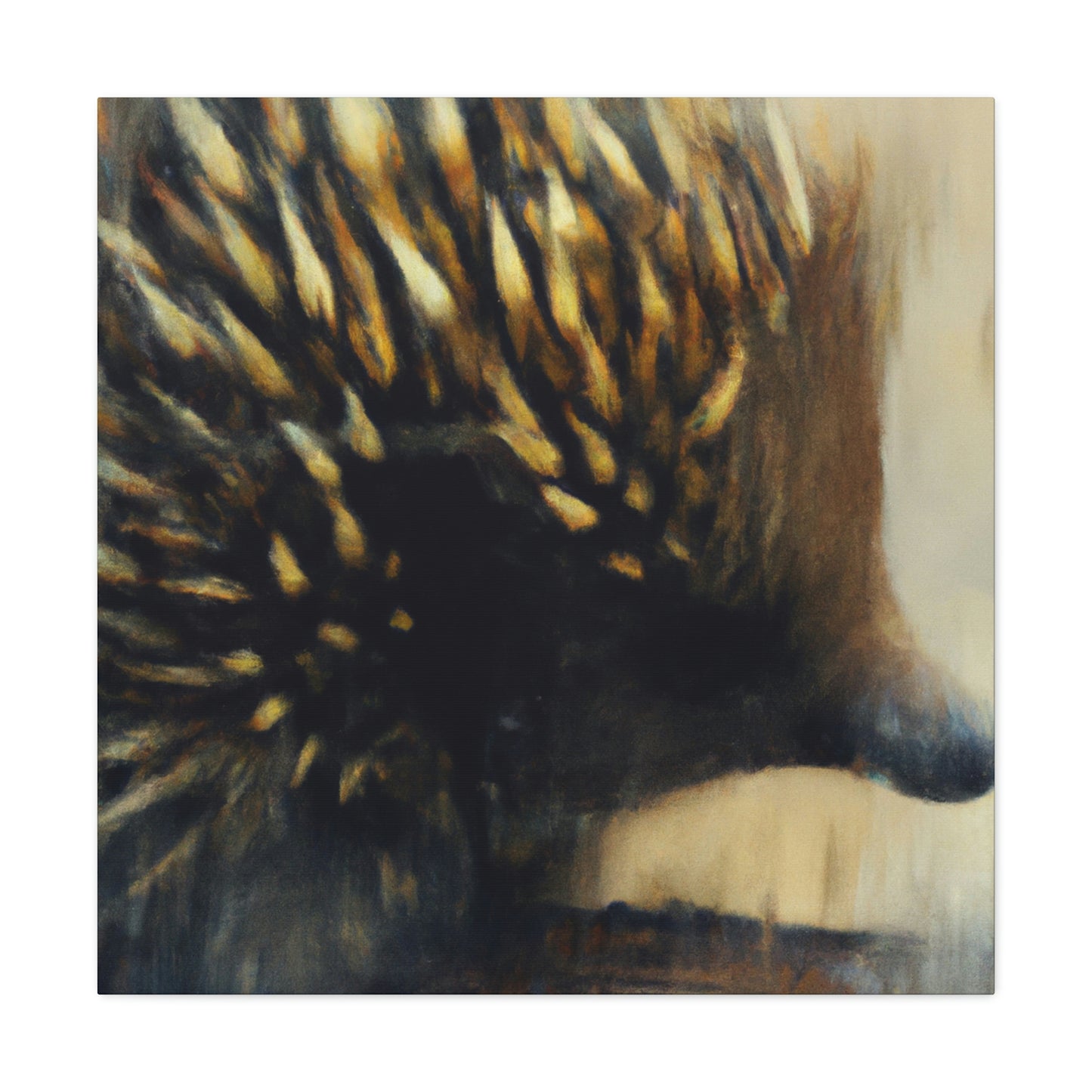 "Echidna in Edenic Hue" - Canvas