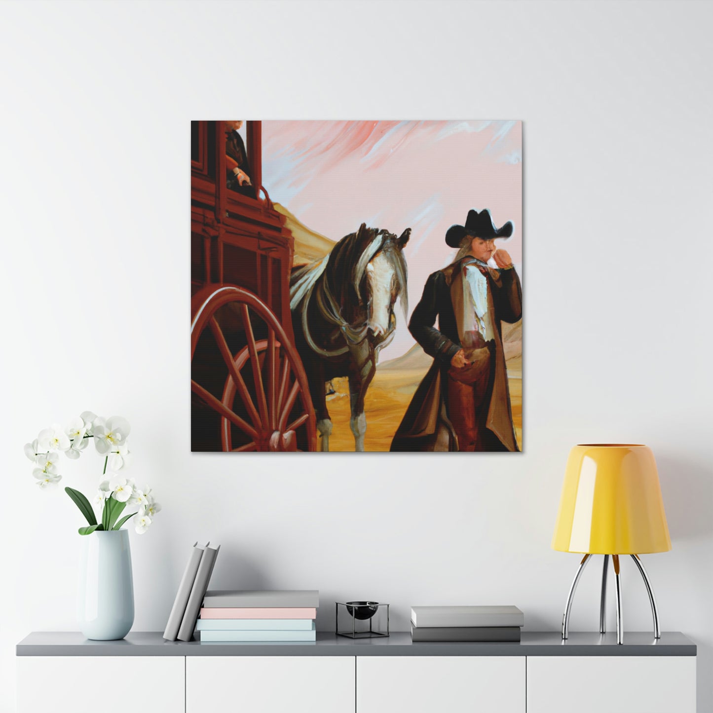 Stagecoach Neoclassicism - Canvas