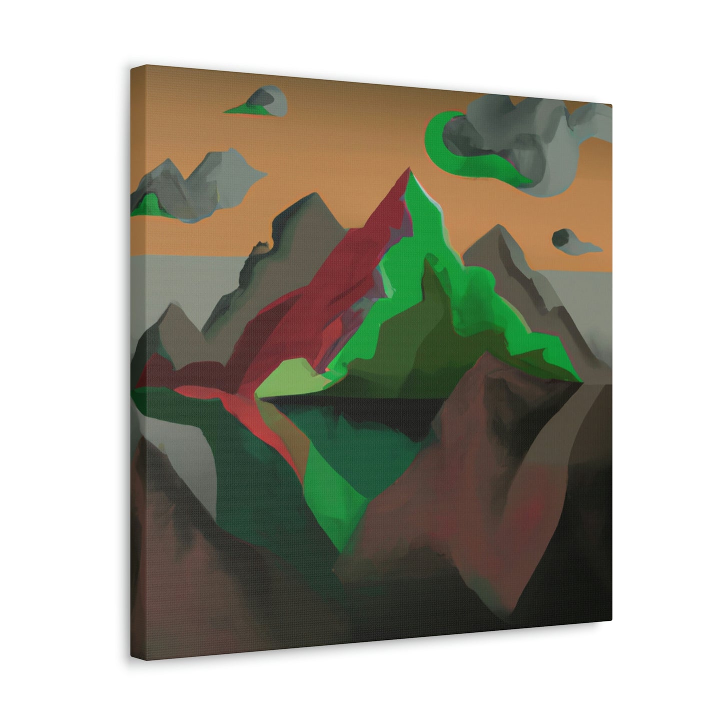 Mountain Fjords Dreaming - Canvas