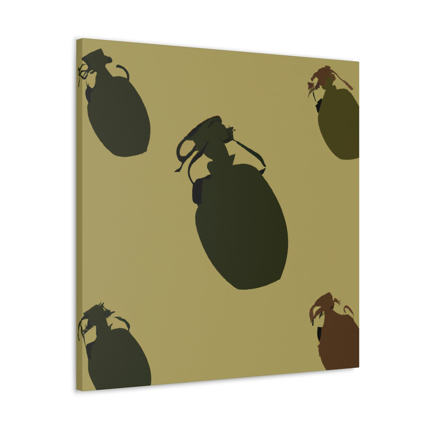 Grenades: Minimalist Art - Canvas