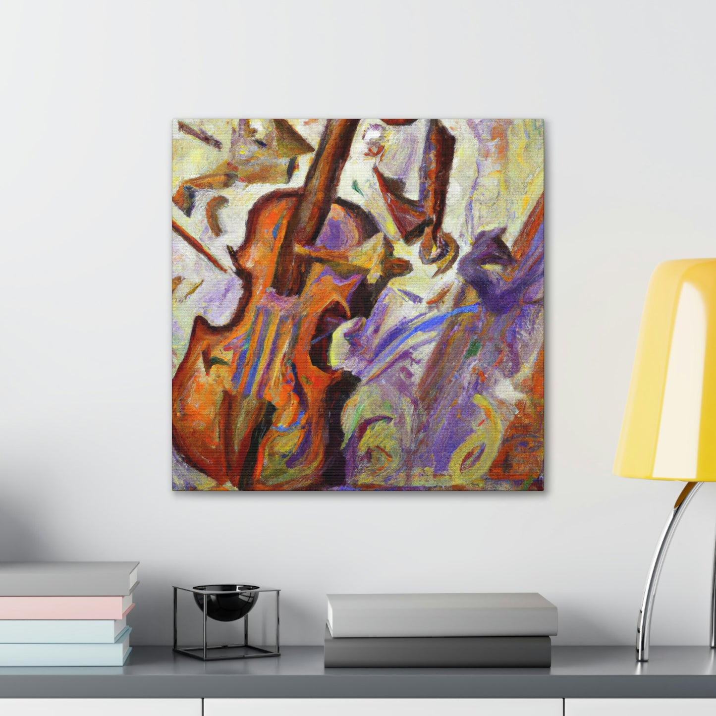 "The Violin's Symphony" - Canvas