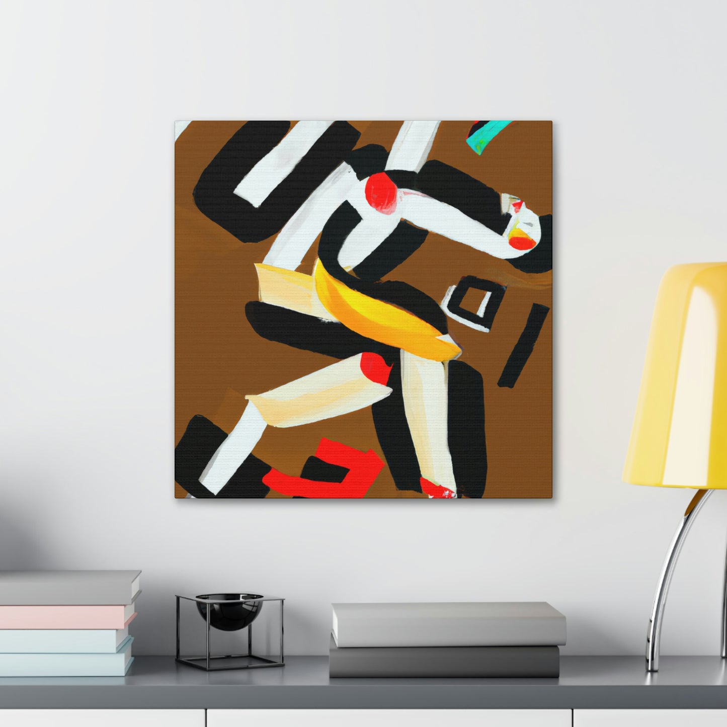 Gymnasts in Motion - Canvas