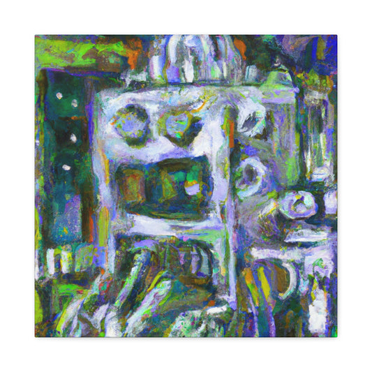 Robots in Fauvism - Canvas