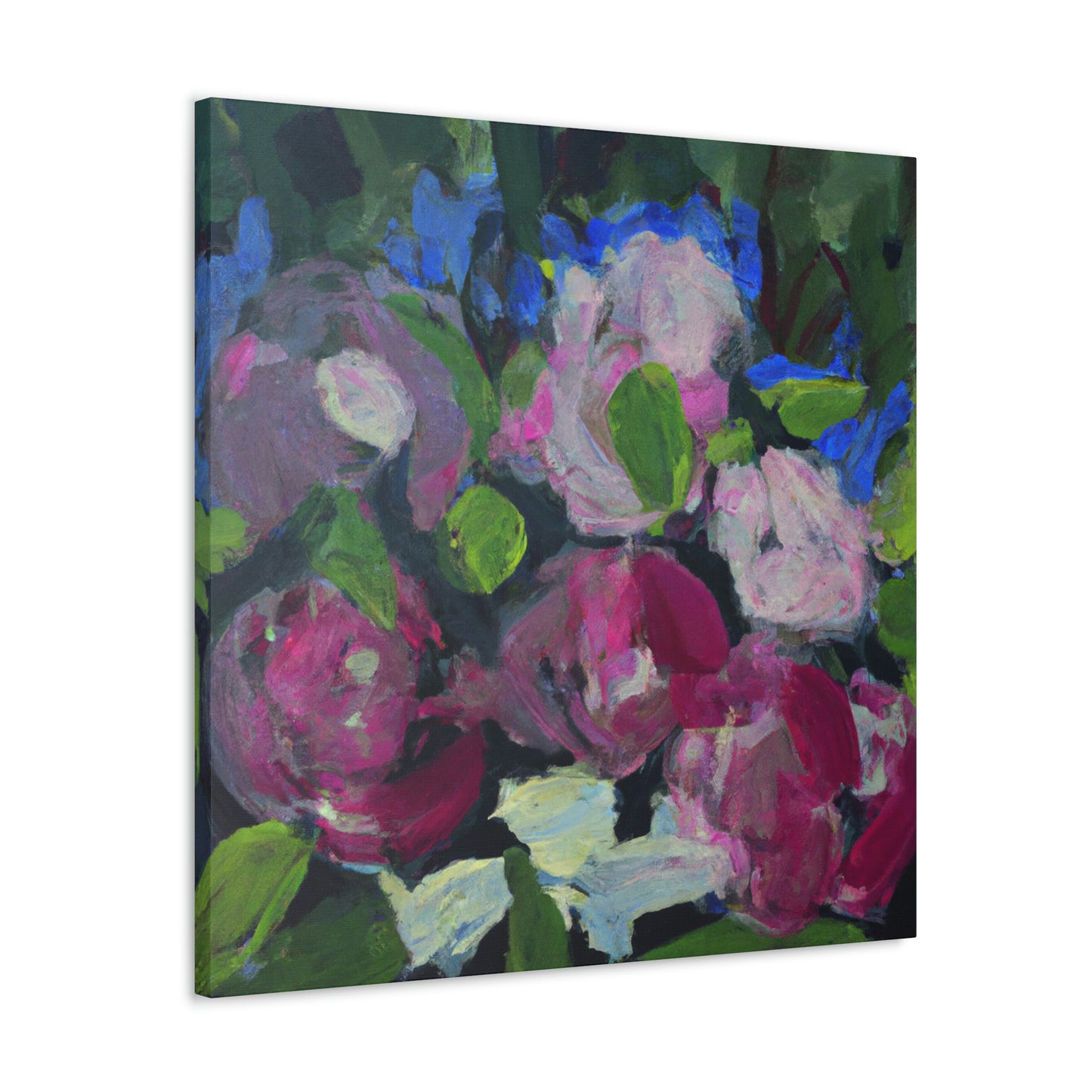 Peony in Bloom. - Canvas