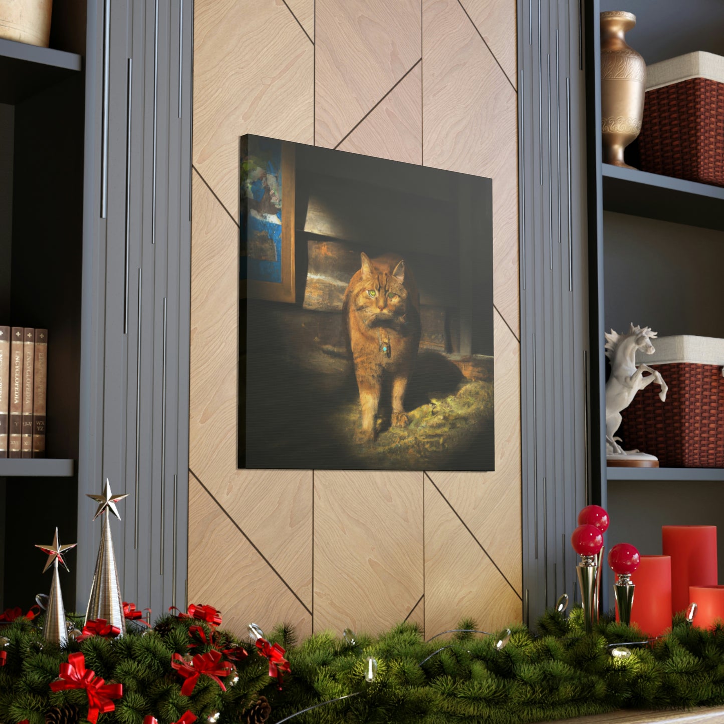 Purr of the Barn - Canvas