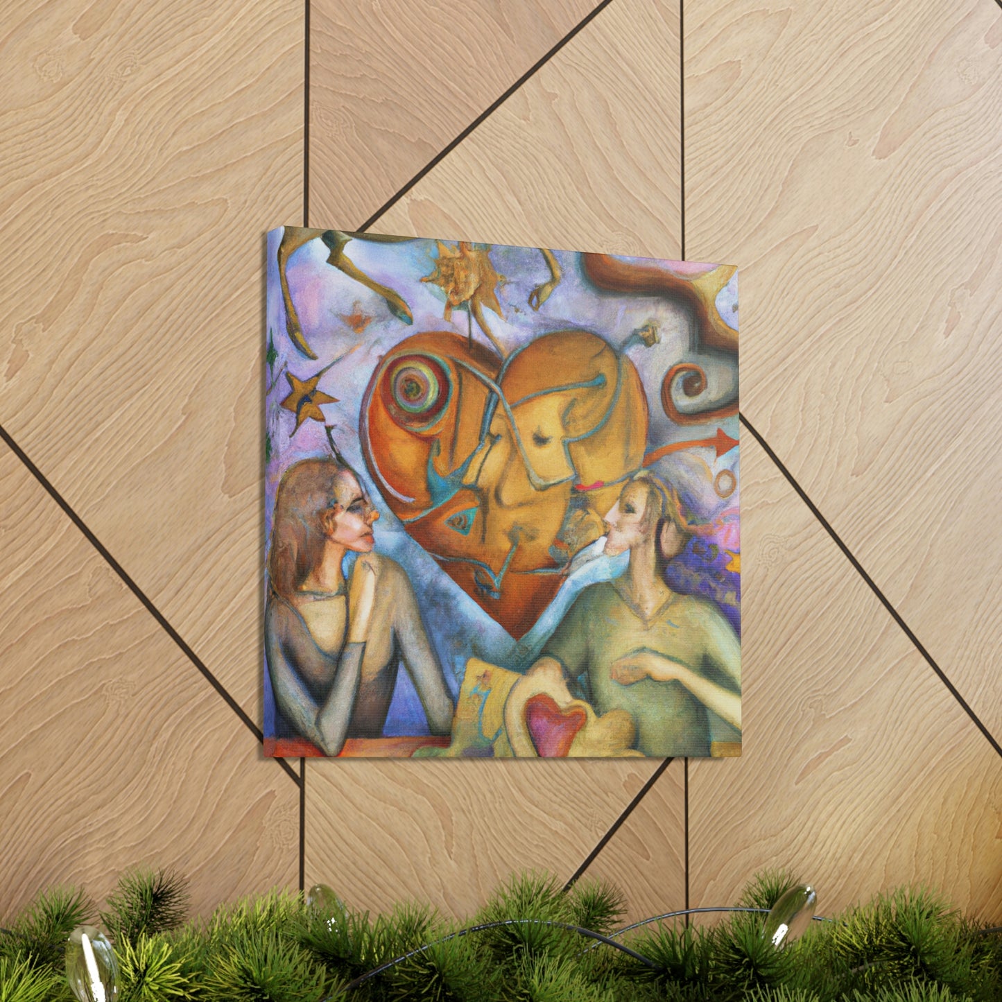 Love's Starry Night - Canvas