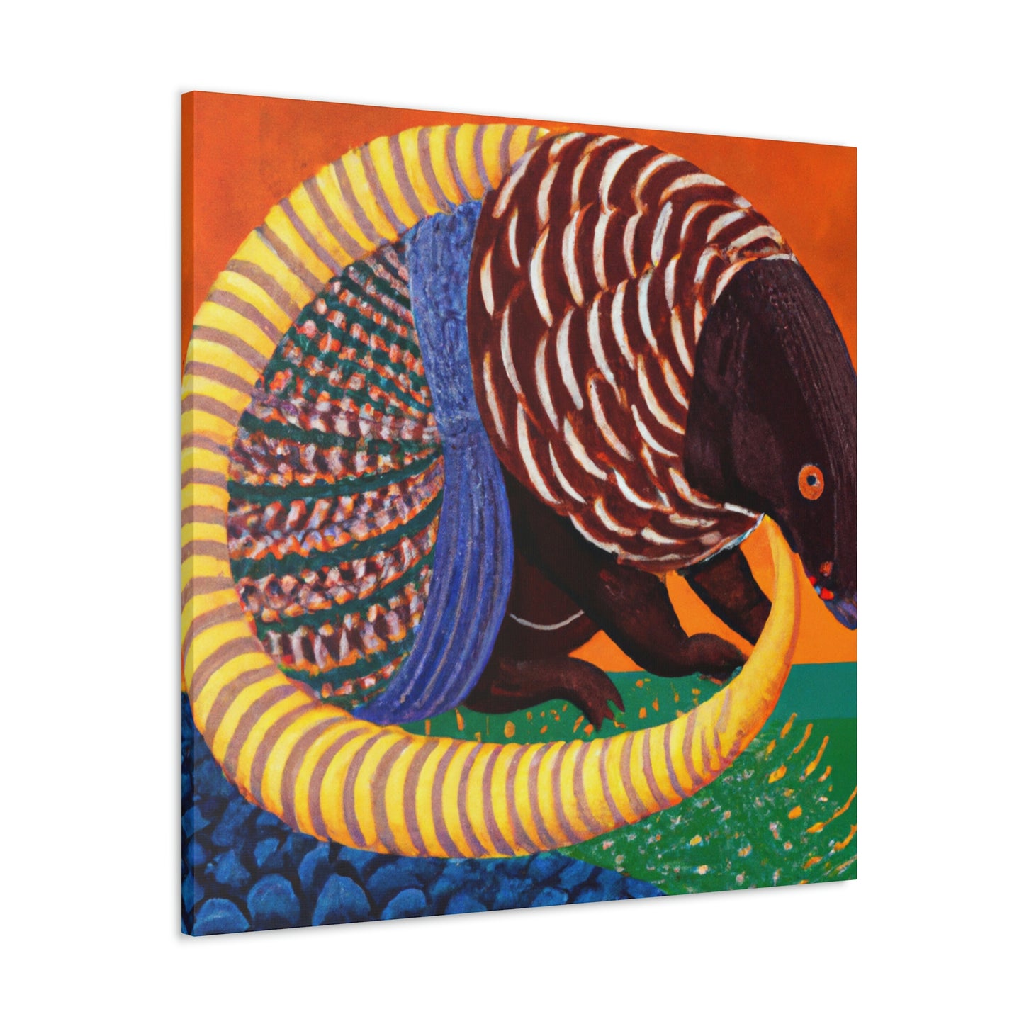 Gilded Pangolin Radiance - Canvas