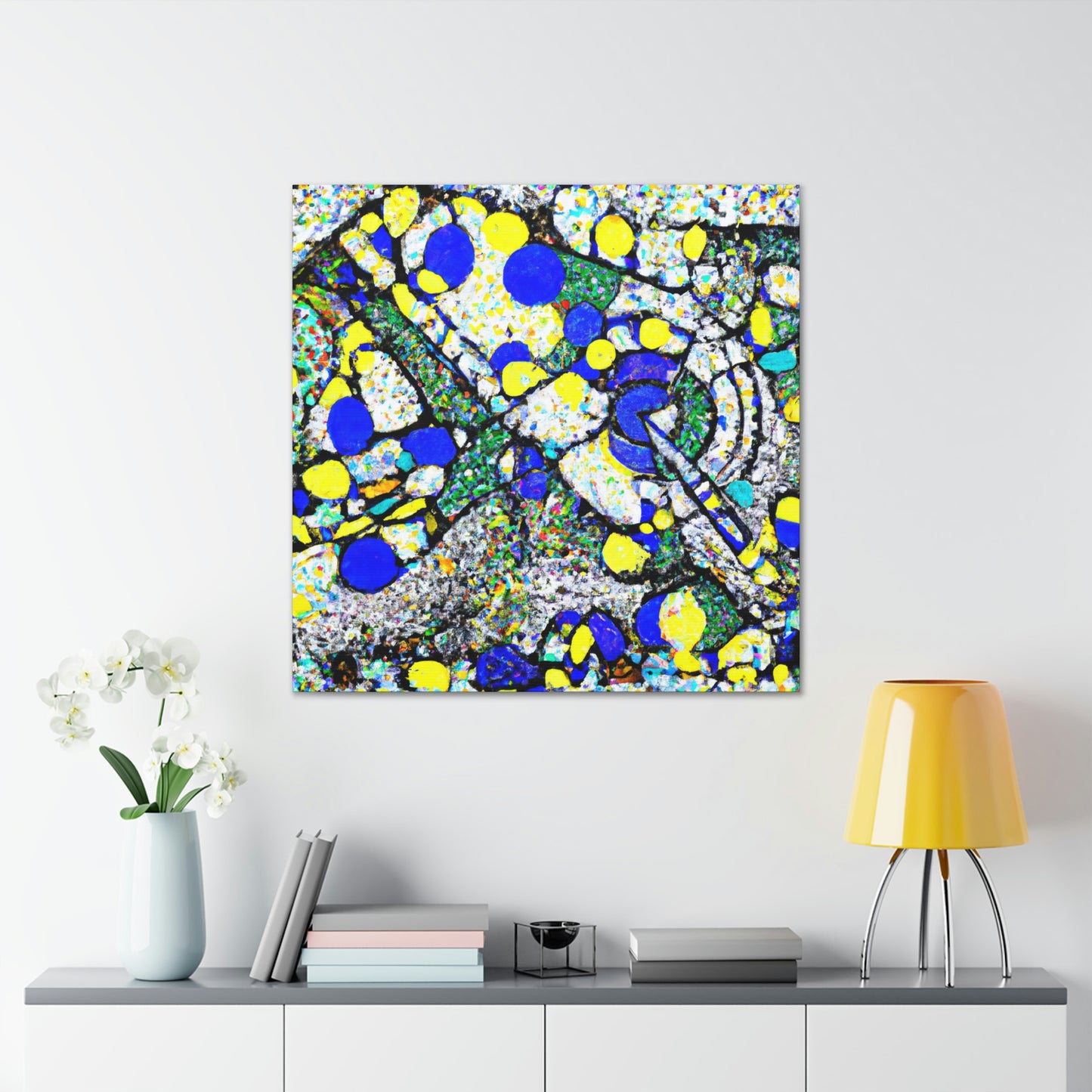 Abstract Expressionist Pointillism - Canvas