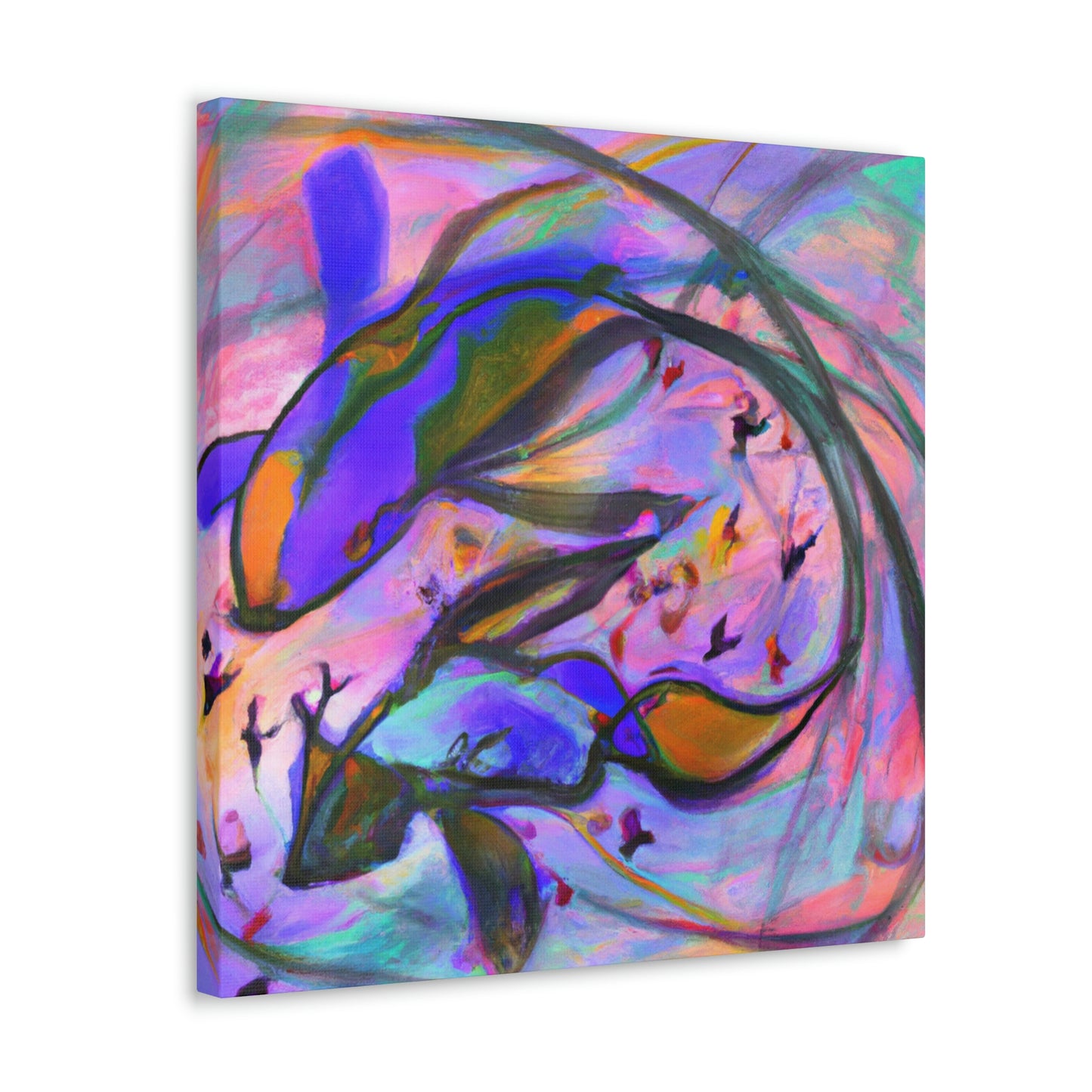 Guppy Abstract Reflection - Canvas