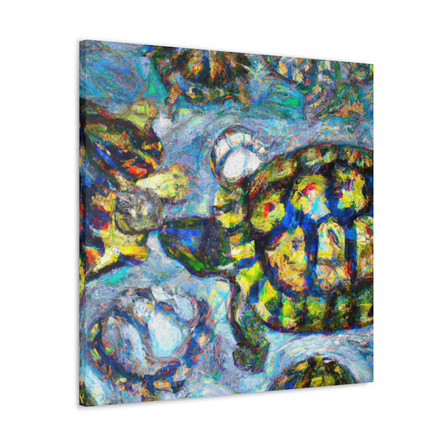 Turtles By Monet - Canvas