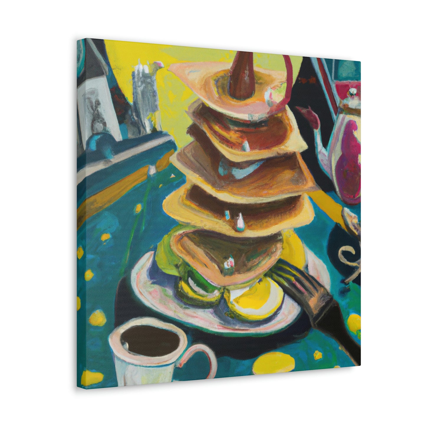 "Pancakes in Surrealism" - Canvas