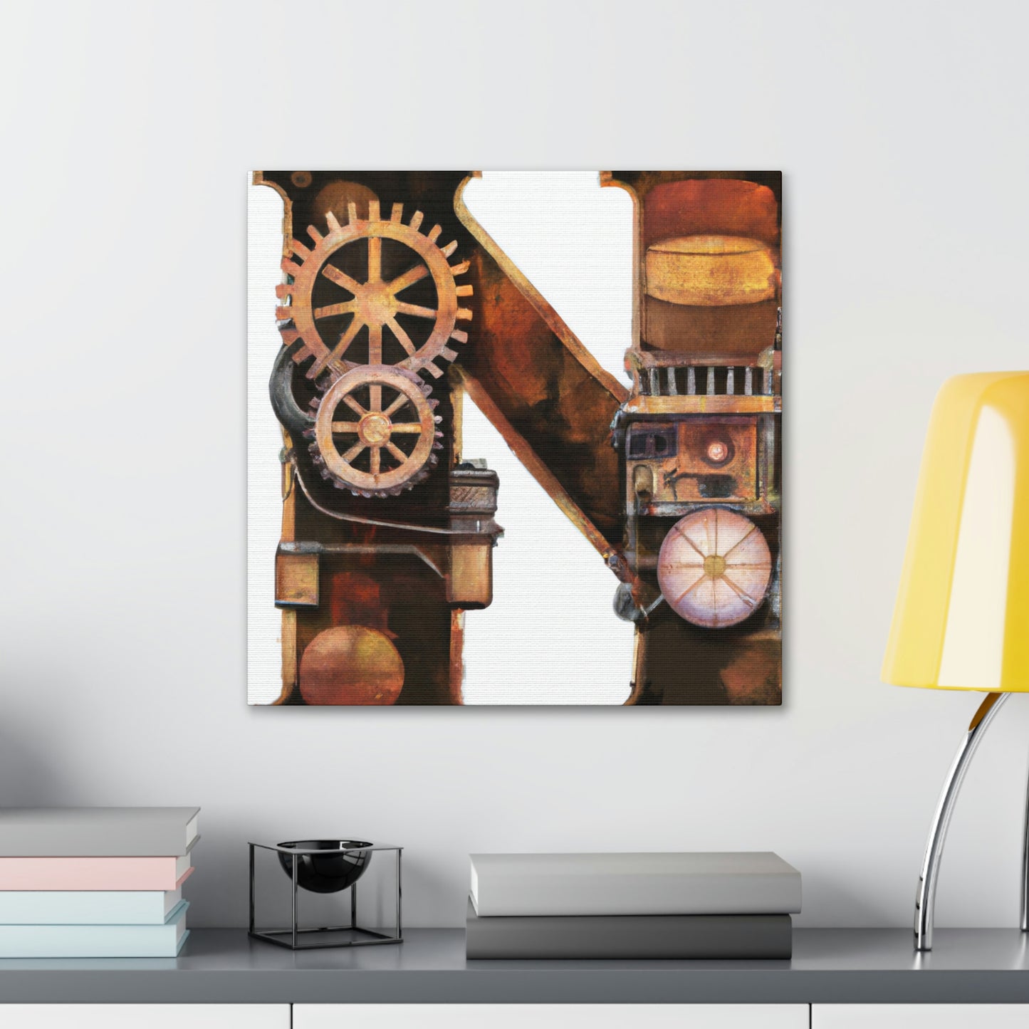 Steampunk Time Machine - Canvas