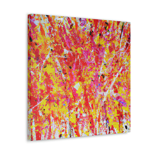 Sunlit Agitation Ablaze - Canvas