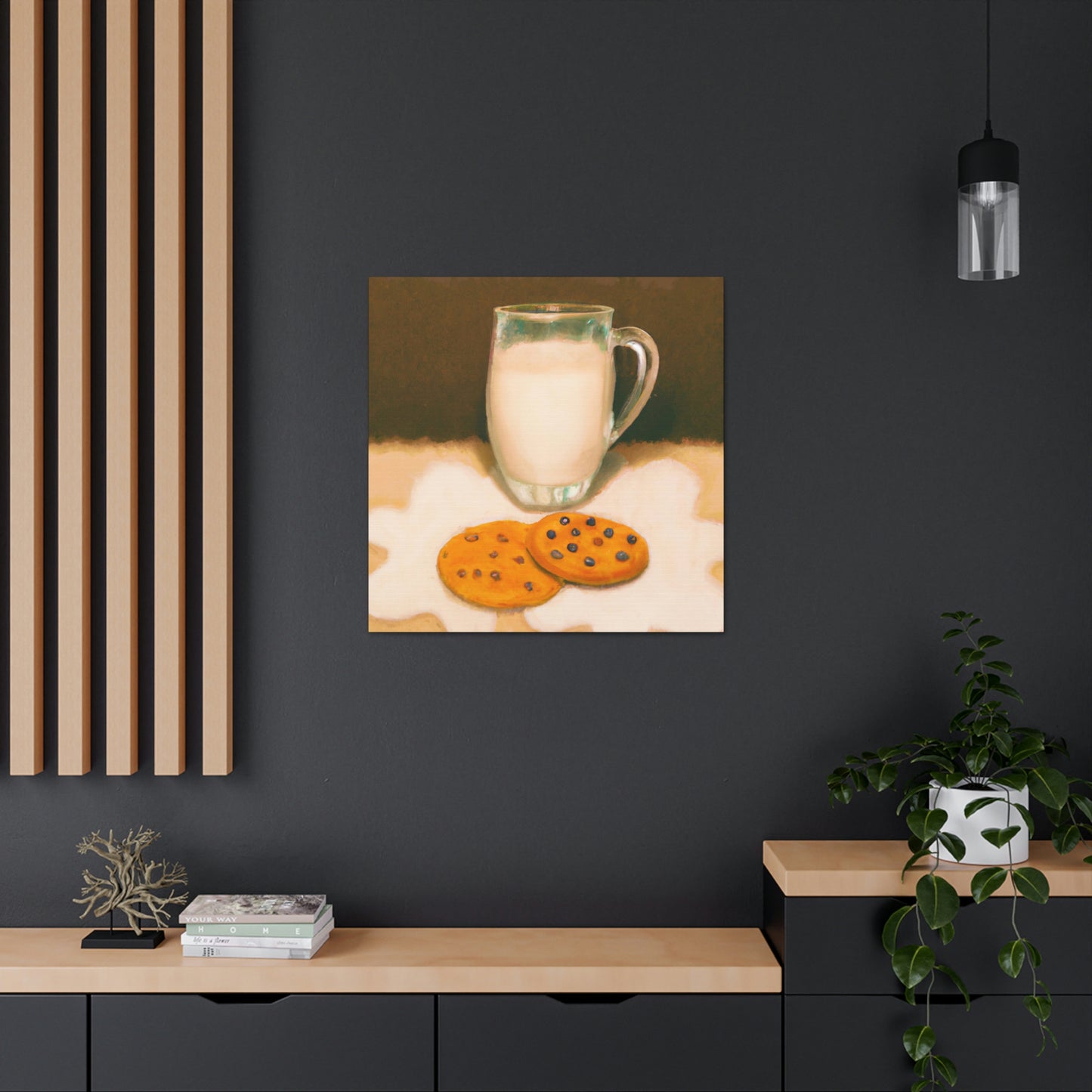 "Milk and Cookie Dream" - Canvas