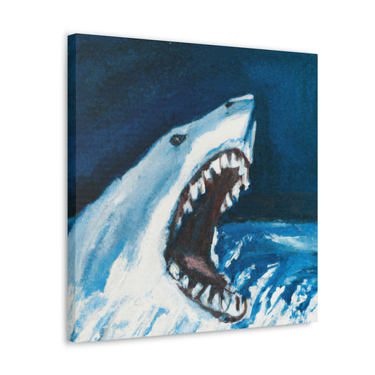 Great White Terror - Canvas