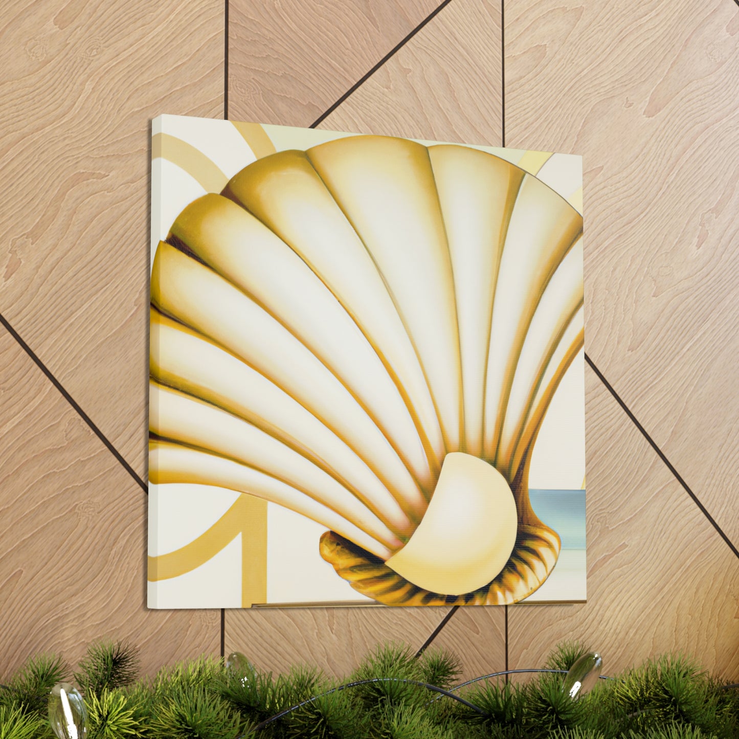 Glimmering Clam Sunset - Canvas