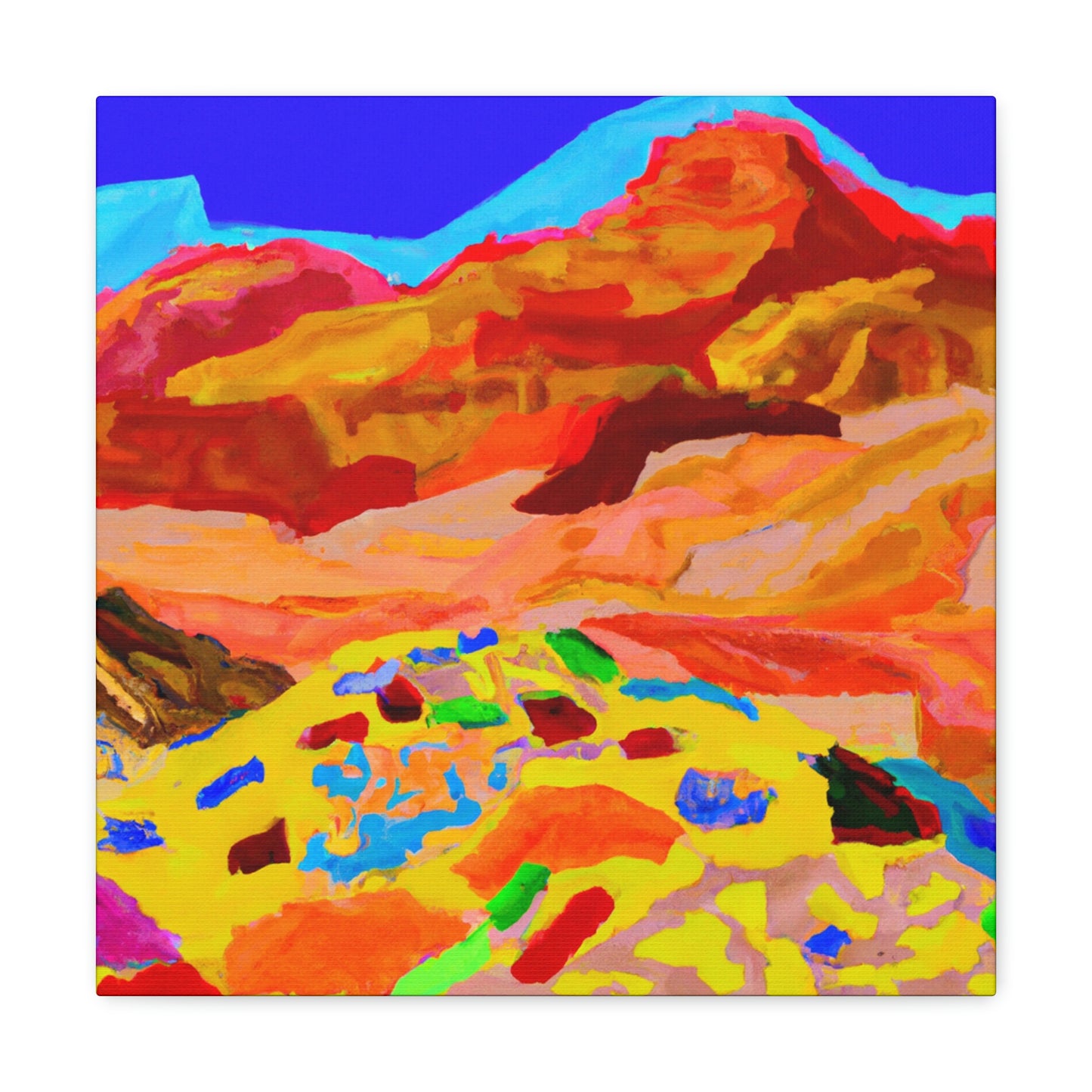 Desert of Colorful Hues - Canvas