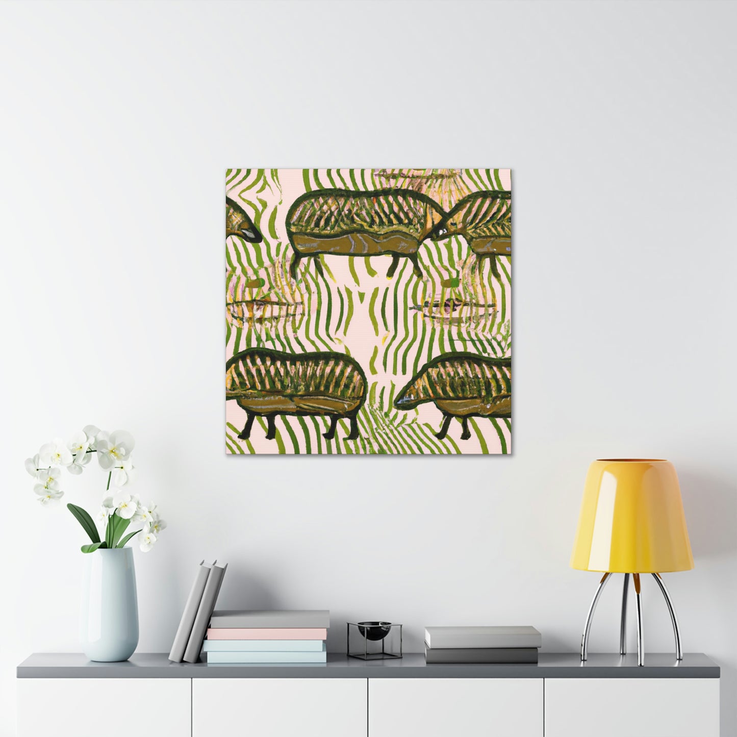 "Enchanted Warthog Dreaming" - Canvas