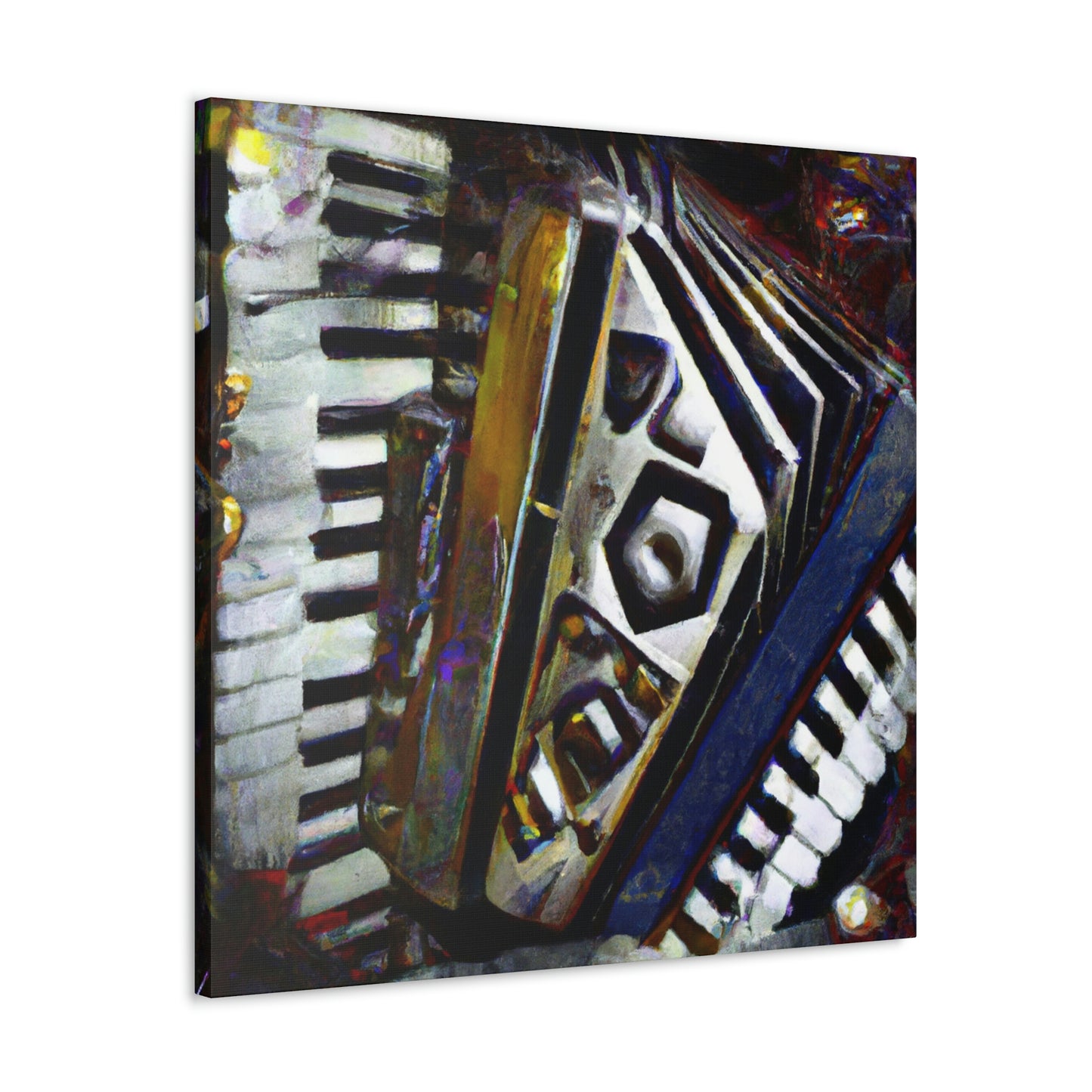 Accordion in Abstraction - Canvas