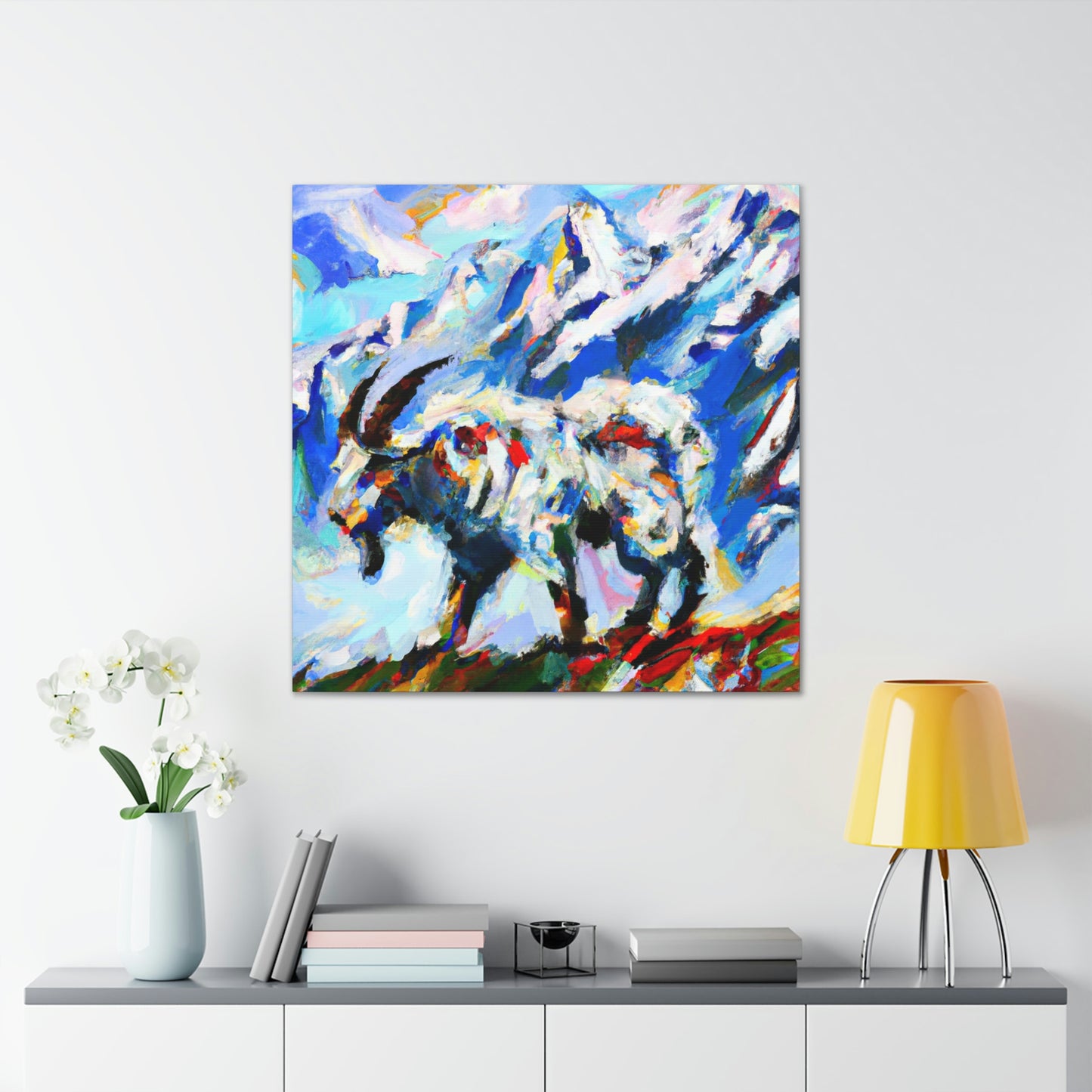 Mountain Goat Constellation - Canvas