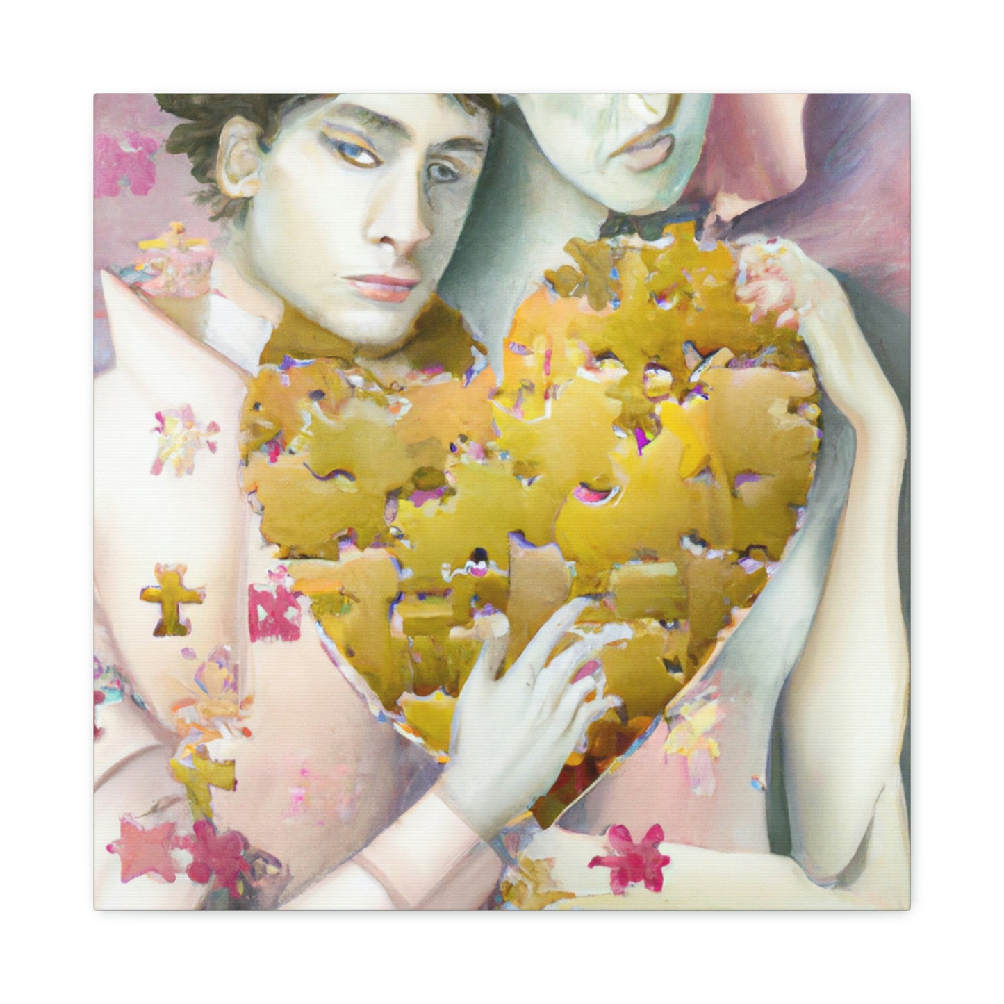 Love's Puzzling Dance - Canvas