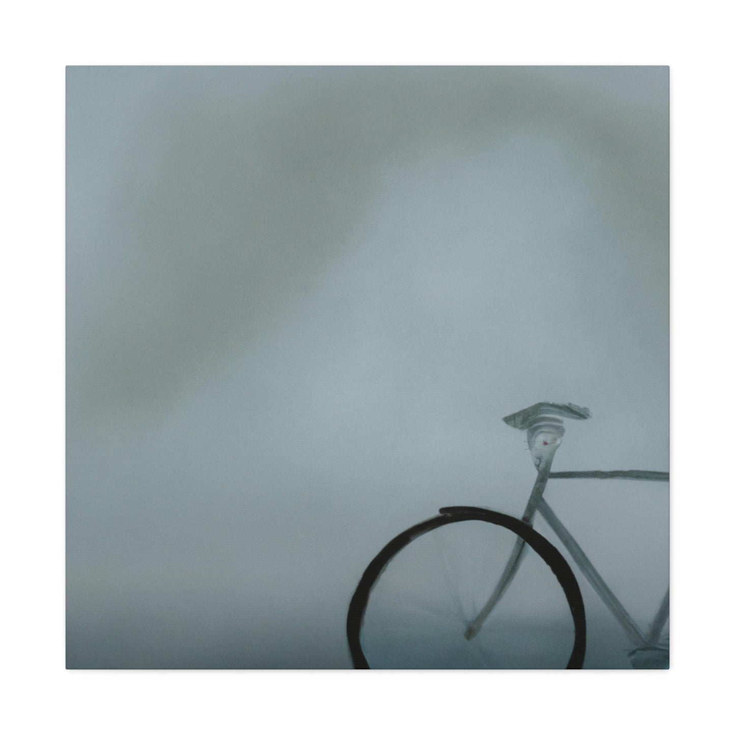 "Bicycle in Minimalism" - Canvas