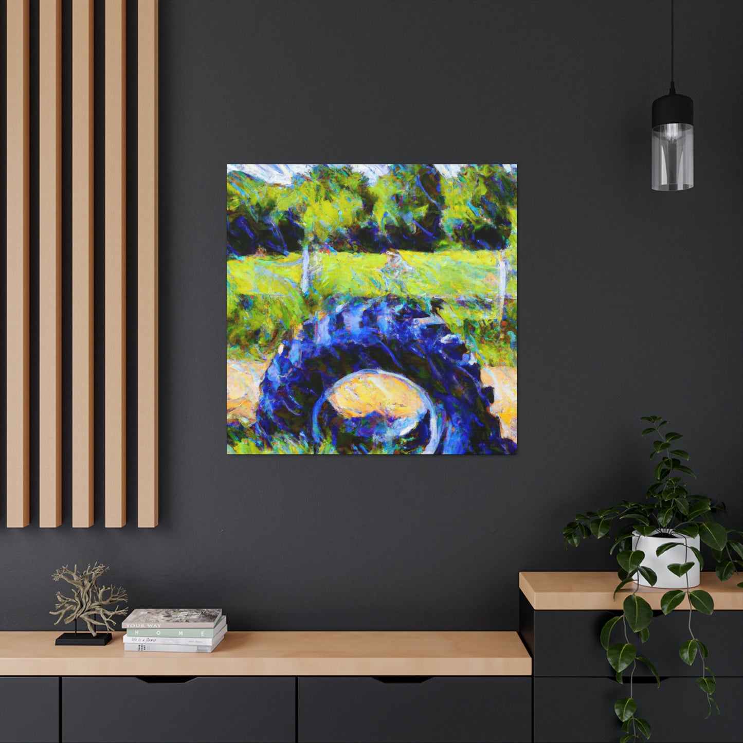 Tire in Impressionism - Canvas