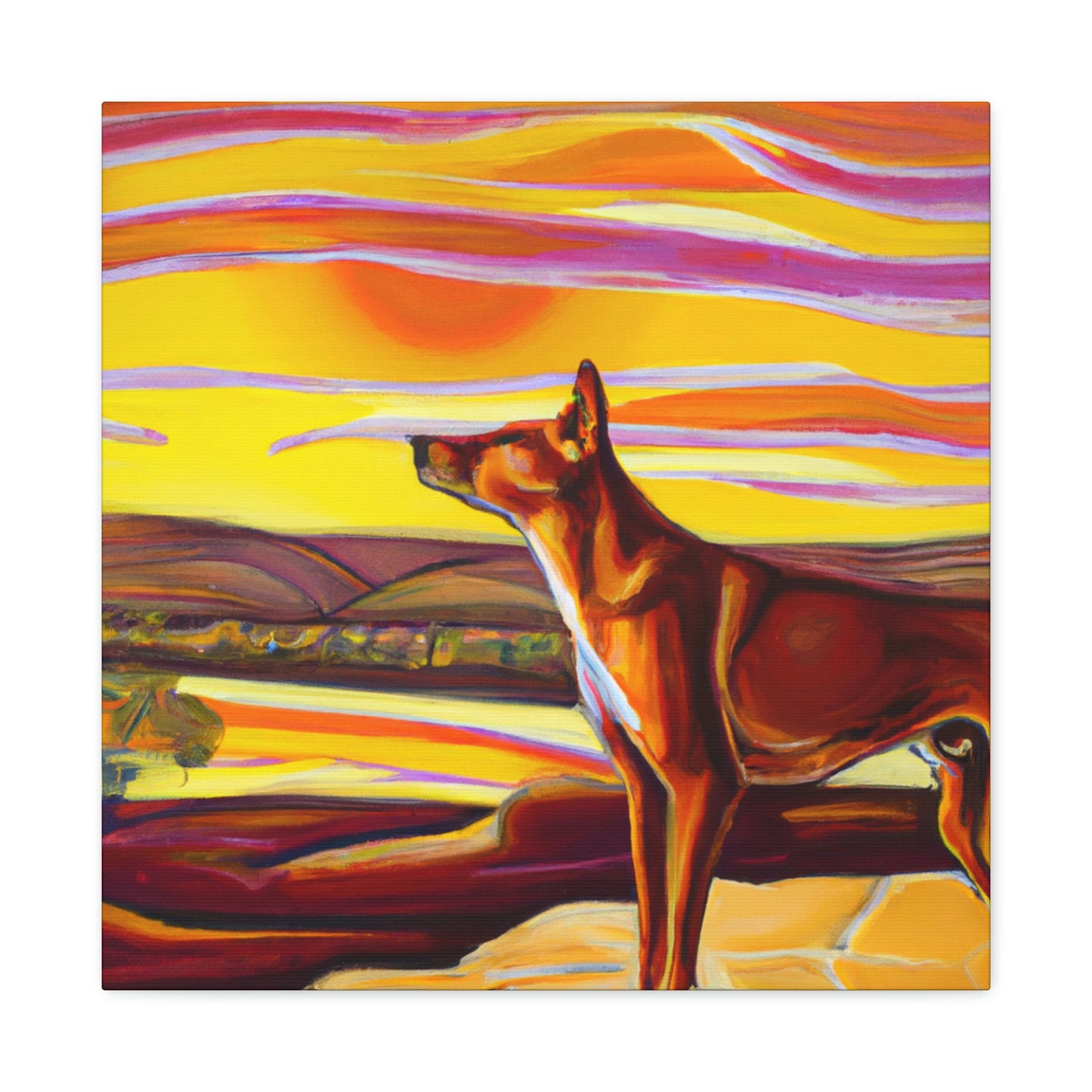 "Dingo in the Distance" - Canvas