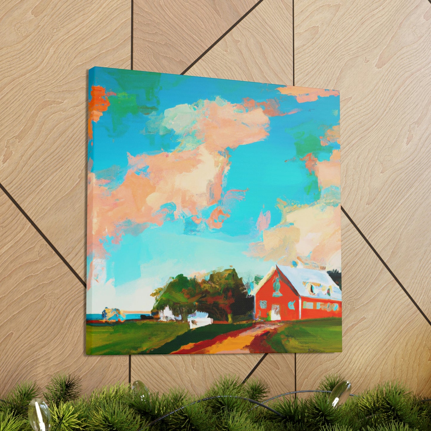 "Homestead at Sunrise" - Canvas